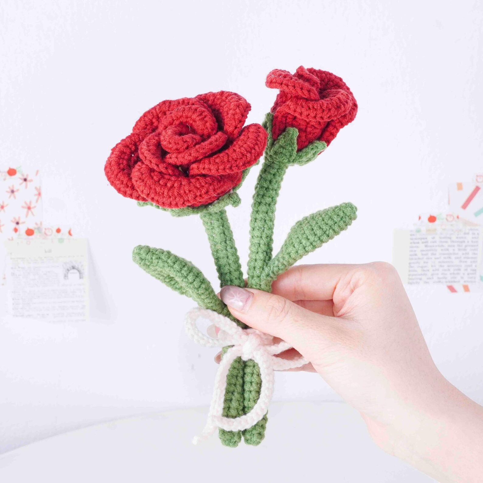 Red Roses Crochet Pattern