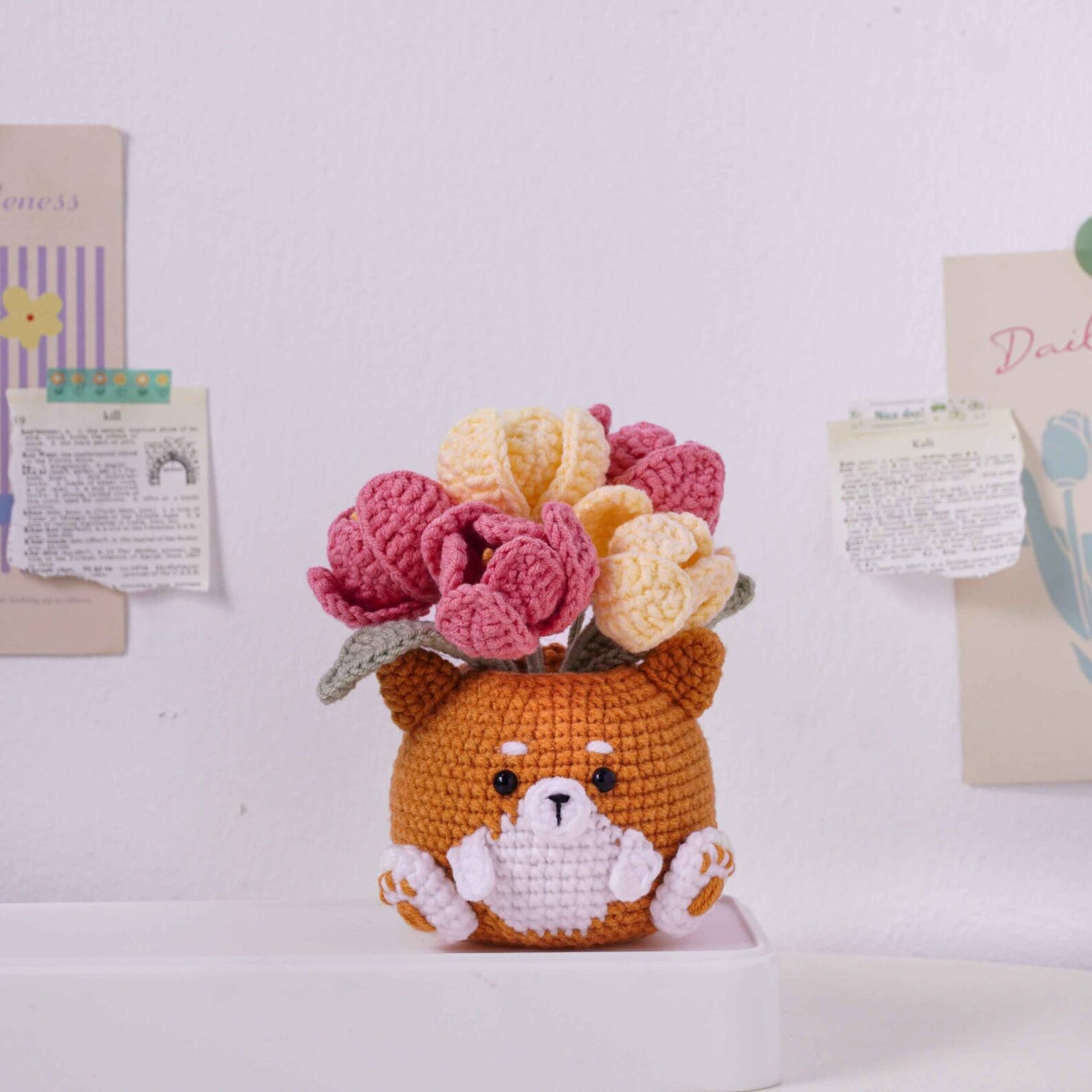 Tulip Shiba Pot Crochet Pattern