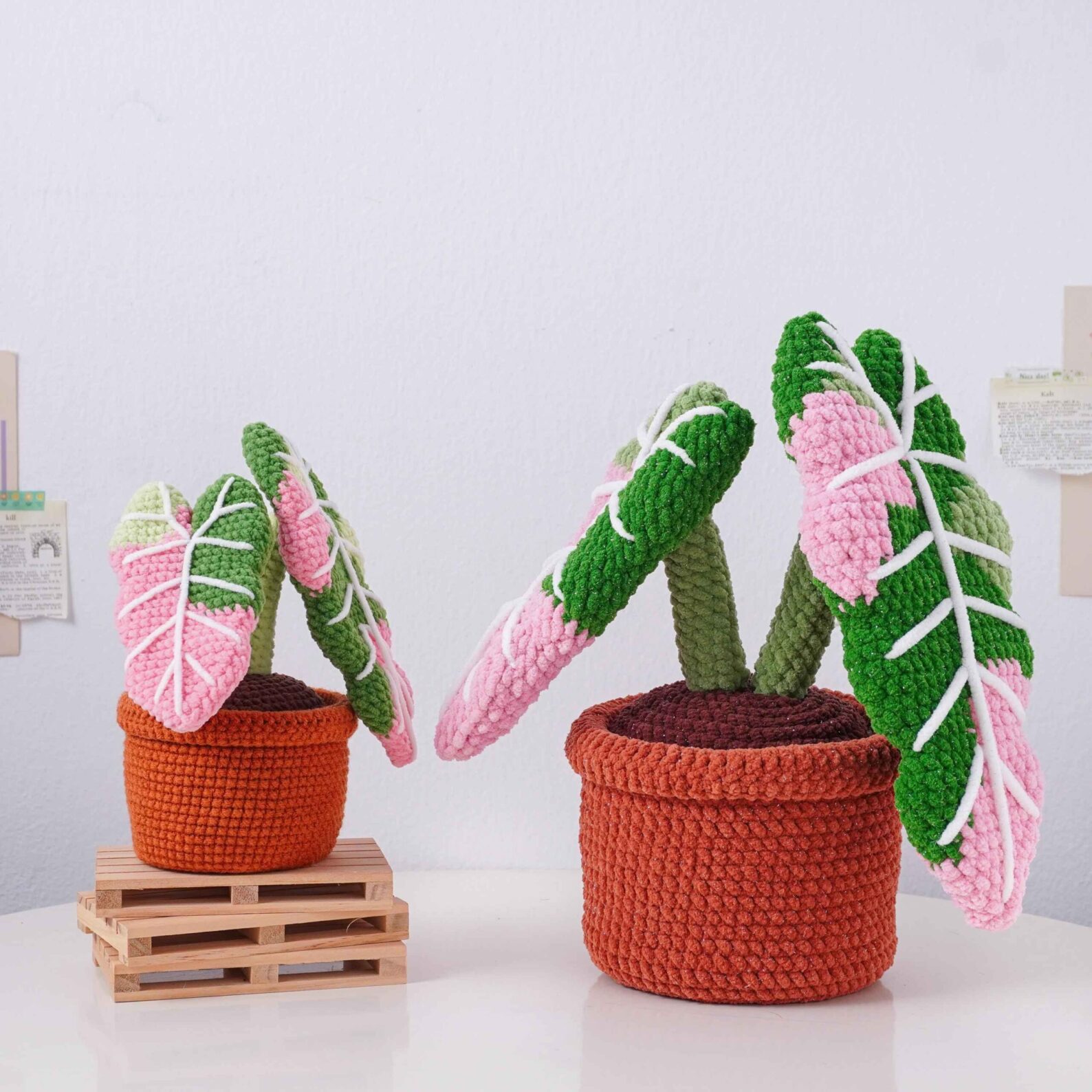 Fluffy Alocasia Frydek Pot Crochet Pattern