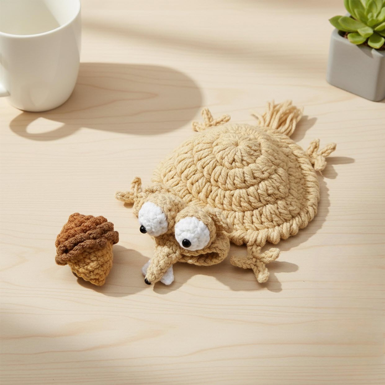 ice age scrat coaster crochet pattern pdf scrat ice age