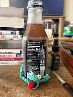 Photo review by Chloe for the 3-in-1 Scrat, Lizard & Crocodile Coasters crochet pattern bundle
