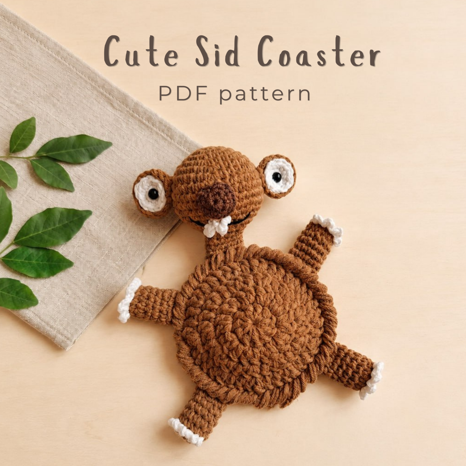 Sid Coaster Crochet Pattern PDF