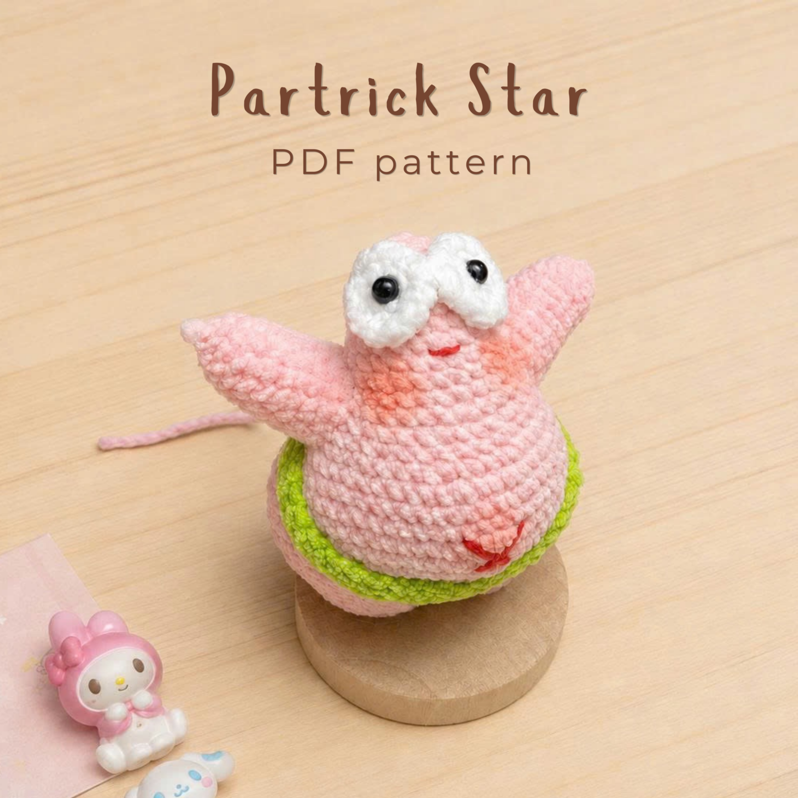 Patrick Star Crochet Pattern PDF