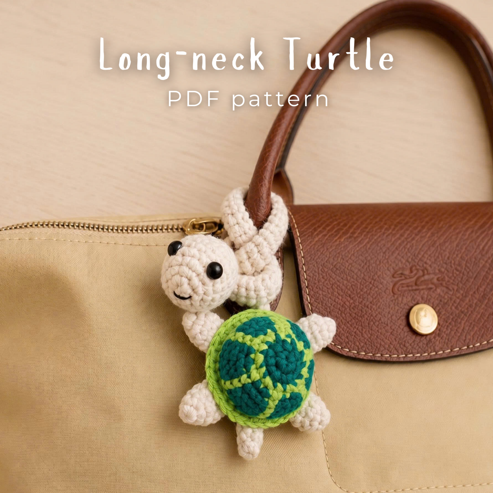 Long-Neck Turtle Crochet Pattern PDF