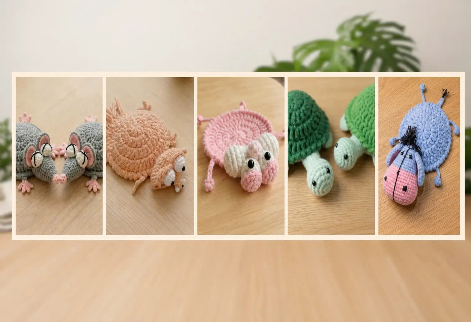 Collection of crochet animal patterns