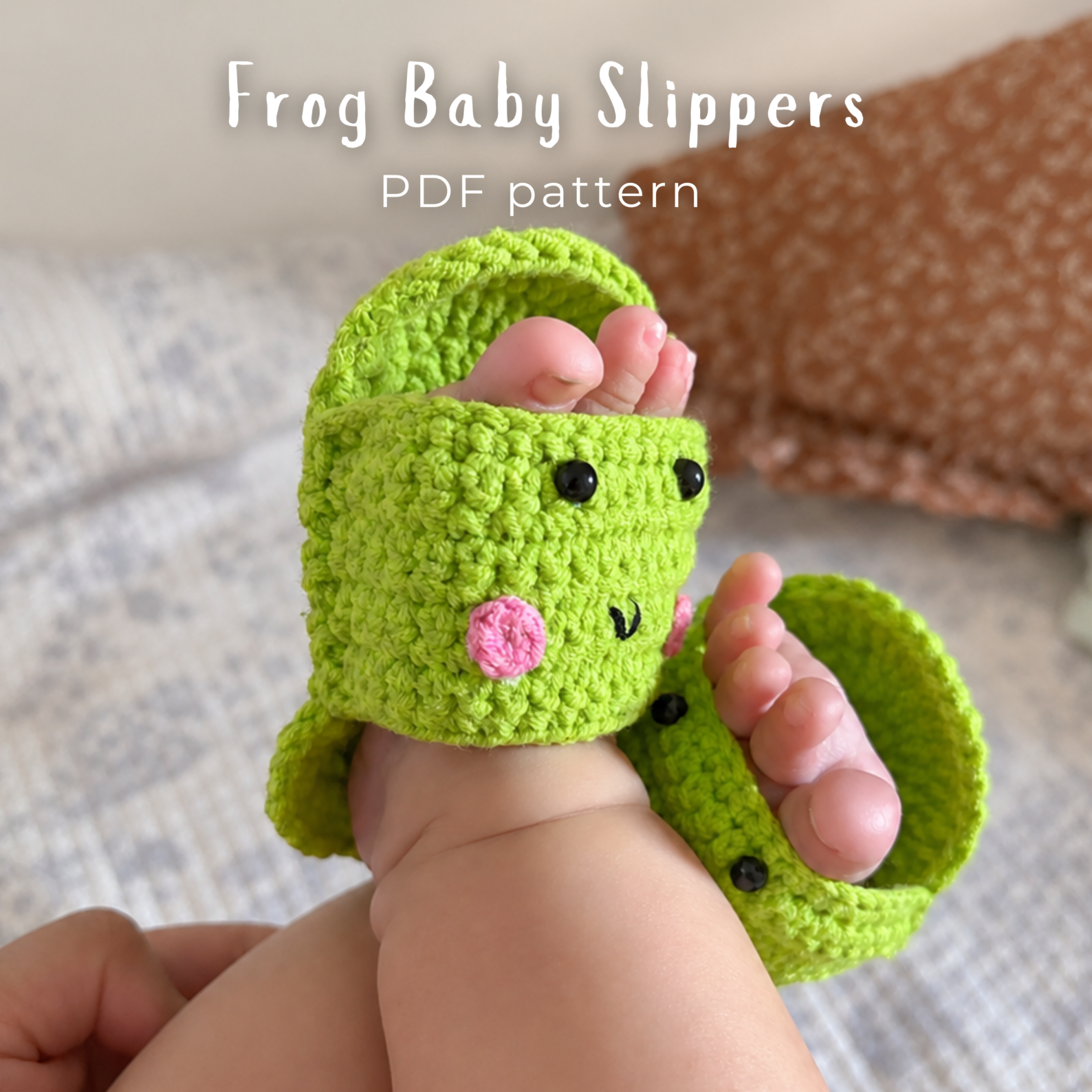 Baby Slippers Crochet Pattern PDF